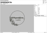 Bouquetcircle Embroidery File 6 sizes