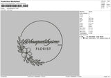 Bouquetcircle Embroidery File 6 sizes