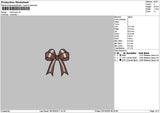 Bow 2010 Embroidery File 6 sizes