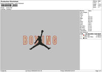 Boxngtext 02 Embroidery File 6 sizes