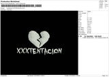 Breakheart XXXtentacion Embroidery File 5 sizes