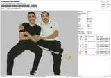 Brother And Grandpa Embroidery File 4 size