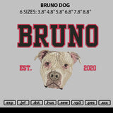Bruno Dog Embroidery File 6 sizes