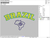 Brazil Embroidery File 4 size