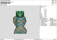Photoflat 1901a Embroidery File 6 sizes