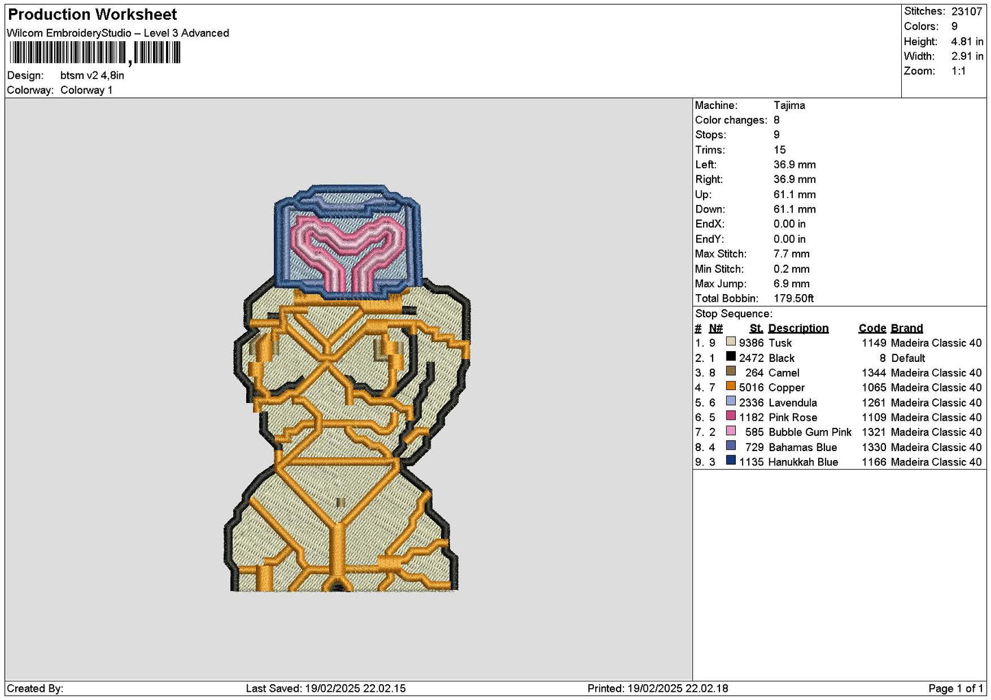 Photoflat 1901b Embroidery File 6 sizes