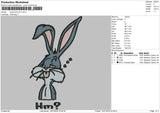 Bugs Bunny Hm Embroidery File 4 size