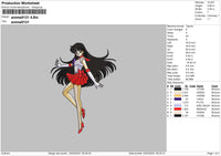 Sailormars Embroidery File 4 size