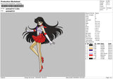 Sailormars Embroidery File 4 size
