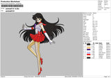 Sailormars Embroidery File 4 size