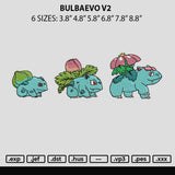 Bulbaevo V2 Embroidery File 6 sizes