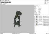 Bulldog V5 Embroidery File 4 size