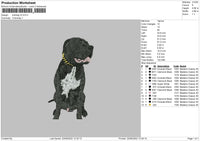 Bulldog V5 Embroidery File 4 size