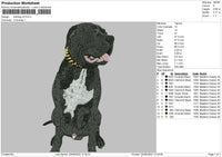 Bulldog V5 Embroidery File 4 size