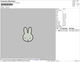 Bunny Embroidery File 4 size