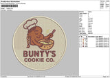 Cookietext 0112 Embroidery File 6 sizes