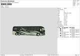 Bus Embroidery File 6 sizes