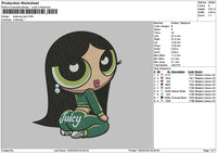 Buttercup1503 Embroidery File 6 sizes