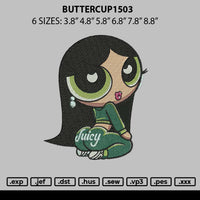 Buttercup1503 Embroidery File 6 sizes