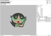 Buttercup V4 Embroidery File 4 size