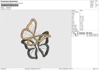 Butterflies 002 Embroidery File 5 sizes