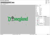 Buzz Disneyland Embroidery File 6 size