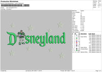 Buzz Disneyland Embroidery File 6 size