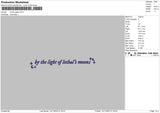 Lights Embroidery File 6 sizes