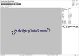 Lights Embroidery File 6 sizes