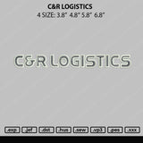 C&R Logistics Embroidery File 4 size