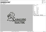 Caballero Embroidery File 4 size