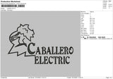 Caballero Embroidery File 4 size