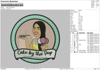 Cake By The Pop Embroidery File 4 size