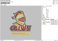 Calvintext Embroidery File 6 sizes