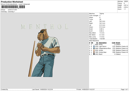 Camel V2 Embroidery File 6 sizes