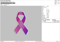 Ribbon 05 Embroidery File 6 sizes