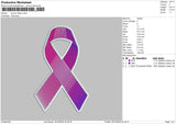 Ribbon 05 Embroidery File 6 sizes