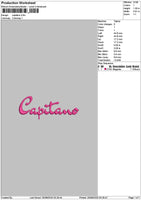 Separate Texts Embroidery File 2 sizes