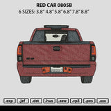 Car 0805b Embroidery File 6 sizes