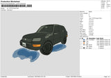 Car 1707 Embroidery File 6 sizes
