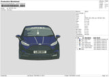 Car 1807b Embroidery File 6 sizes