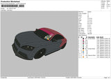 Car 1907 Embroidery File 6 sizes