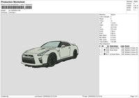 Car 2206b Embroidery File 6 sizes