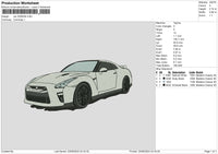 Car 2206b Embroidery File 6 sizes