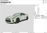 Car 2206b Embroidery File 6 sizes