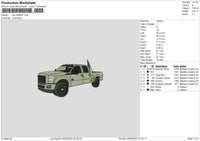 Car 2906 Embroidery File 6 sizes