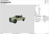 Car 2906 Embroidery File 6 sizes