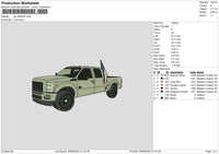 Car 2906 Embroidery File 6 sizes