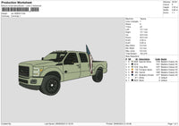 Car 2906 Embroidery File 6 sizes