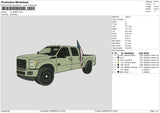 Car 2906 Embroidery File 6 sizes